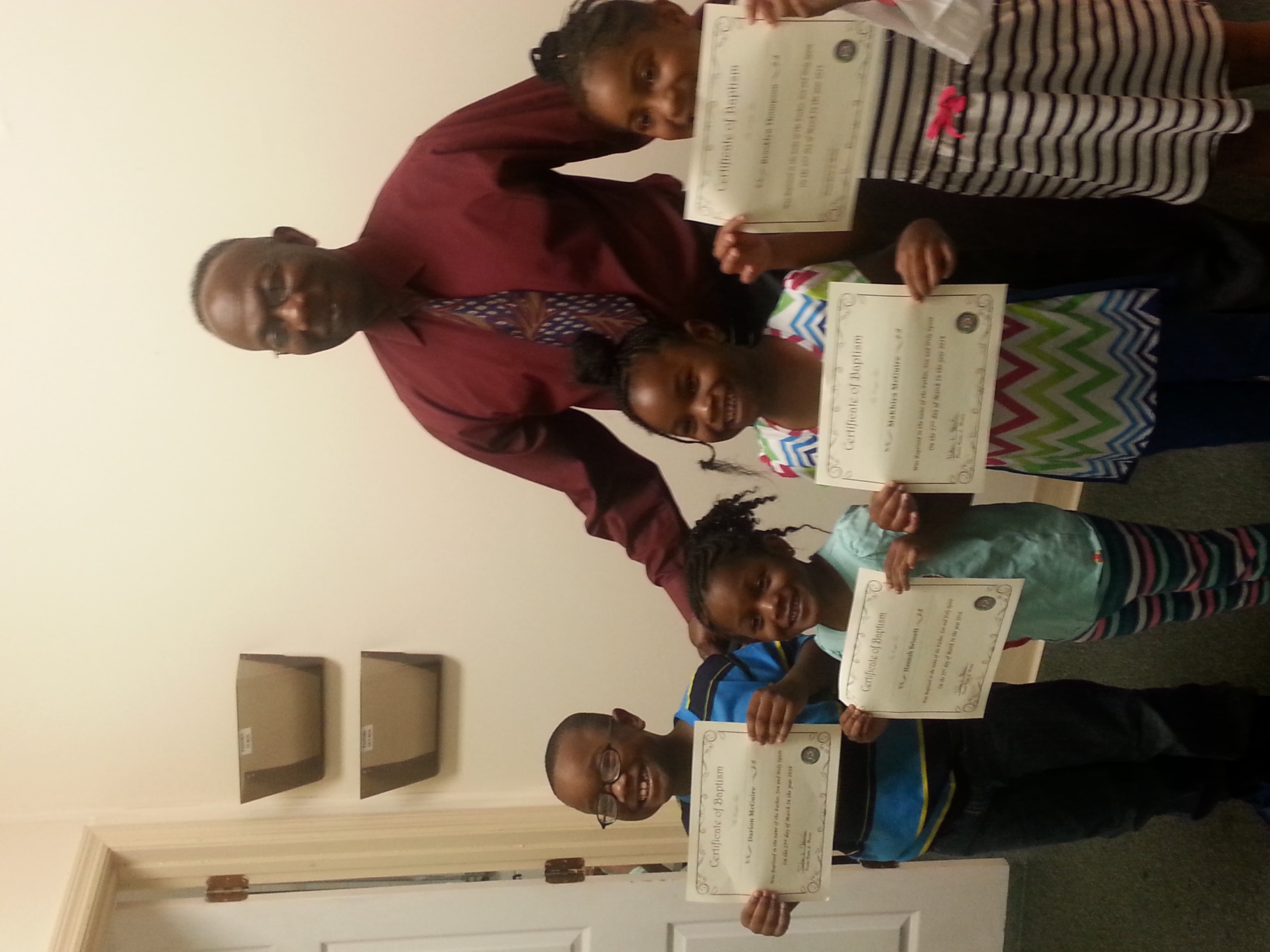 Kids with Certificates